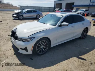 2020 BMW 3 Series 330i xDrive with VIN 3MW5R7J00L8B06412, listed as a Copart auction lot 51147295 with 112,749 mi miles and Salvage Title. Bid and sale history available at carsss.com. Image 1.