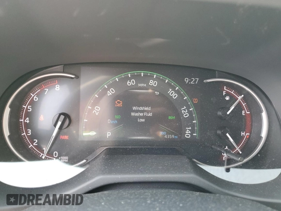 2024 Toyota RAV4 XLE with VIN 2T3P1RFV4RC451736, listed as a Copart auction lot 59940025 with 4,359 mi miles and Salvage title. Bid and sale history available at DreamBid. Image 9.