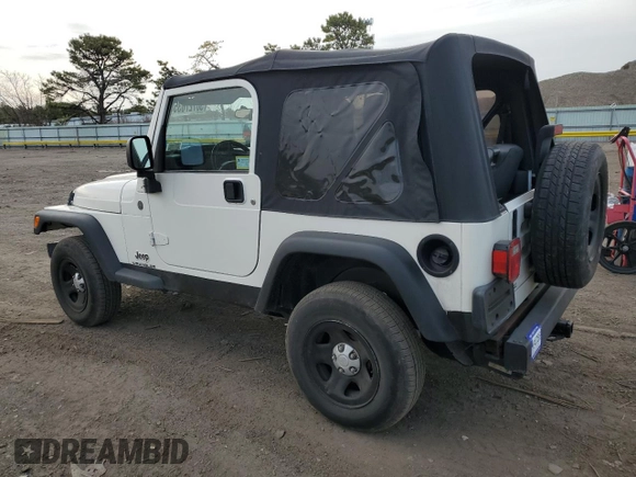 2006 Jeep Wrangler SE with VIN 1J4FA29156P786693, listed as a Copart auction lot 50727035 with 87,544 mi miles and Clean Title. Bid and sale history available at carsss.com. Image 2.