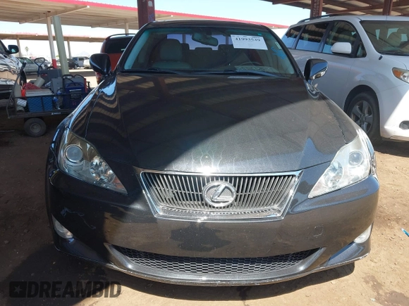 2007 Lexus IS with VIN JTHBK262X75028679, listed as a IAAI auction lot 41993539 with 302,325 mi miles. Bid and sale history available at carsss.com. Image 11.