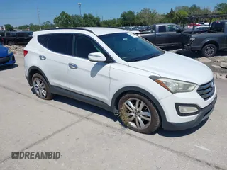 2013 Hyundai Santa Fe Sport z VIN 5XYZU3LAXDG072633, wystawiony jako IAAI lot #42045911 z przebiegiem 163 991 mil mil oraz . Historia ofert i sprzedaży dostępna na DreamBid. Obrazek 1.