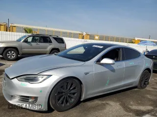 2016 Tesla Model S 90D with VIN 5YJSA1E2XGF155351, listed as a Copart auction lot 46700225 with 133,652 mi miles and Salvage Title. Bid and sale history available at DreamBid. Image 1.