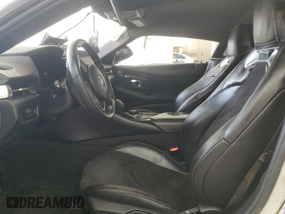 2021 Toyota Supra 2.0 with VIN WZ1DB2C08MW037854, listed as a Copart auction lot 76618284 with Not provided miles and Salvage title. Bid and sale history available at DreamBid. Image 7.