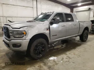 2024 Ram 2500 Laramie with VIN 3C6UR5NL5RG160463, listed as a Copart auction lot 86398994 with 5,755 mi miles and Salvage title. Bid and sale history available at DreamBid. Image 1.