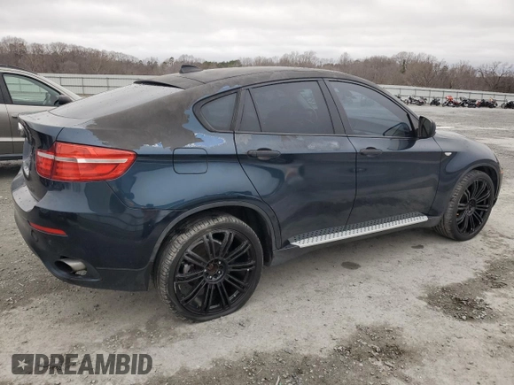 2014 BMW X6 xDrive35i with VIN 5UXFG2C57E0C43953, listed as a Copart auction lot 44595885 with 121,208 mi miles and Clean Title. Bid and sale history available at carsss.com. Image 3.