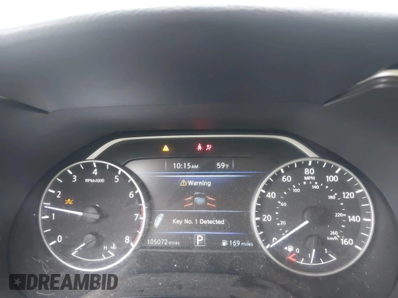 2017 Nissan Maxima SV with VIN 1N4AA6AP1HC445508, listed as a IAAI auction lot 40811202 with 105,072 mi miles and . Bid and sale history available at DreamBid. Image 7.