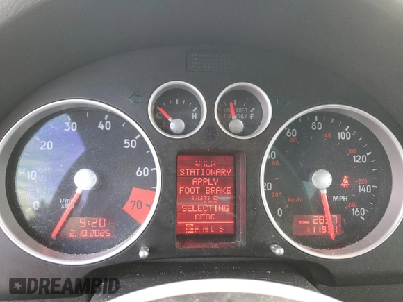 2005 Audi TT with VIN TRUSC28N751010236, listed as a Copart auction lot 43664765 with 111,931 mi miles and Salvage Title. Bid and sale history available at carsss.com. Image 9.