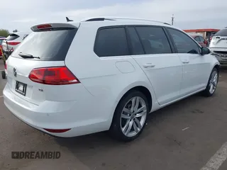 2017 Volkswagen Golf SportWagen S with VIN 3VWC17AU2HM527113, listed as a IAAI auction lot 41713423 with 47,796 mi miles. Bid and sale history available at carsss.com. Image 4.