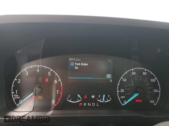 2023 Ford Maverick XL with VIN 3FTTW8E93PRA57918, listed as a Copart auction lot 55580585 with 2,013 mi miles and Salvage Title. Bid and sale history available at DreamBid. Image 9.
