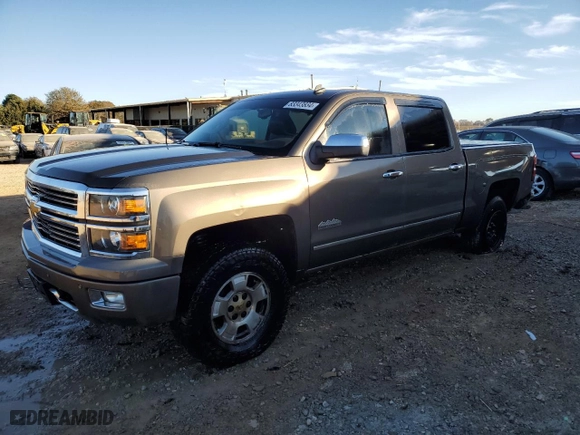 2014 Chevrolet Silverado 1500 High Country with VIN 3GCUKTEC6EG342927, listed as a Copart auction lot 83343834 with 245,720 mi miles and Salvage Title. Bid and sale history available at carsss.com. Image 1.