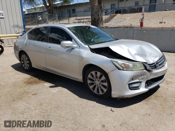 2015 Honda Accord EX-L with VIN 1HGCR2F83FA120987, listed as a Copart auction lot 55262705 with 199,295 mi miles and Salvage title. Bid and sale history available at DreamBid. Image 4.