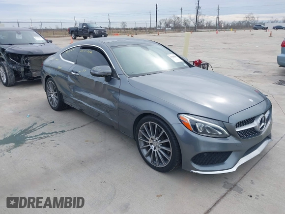 2017 Mercedes-Benz C 300 with VIN WDDWJ4JB4HF491024, listed as a IAAI auction lot 41328685 with 93,084 mi miles and . Bid and sale history available at carsss.com. Image 1.