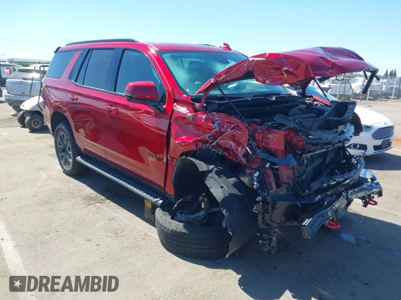 2023 Chevrolet Tahoe Z71 with VIN 1GNSKPKL1PR552686, listed as a IAAI auction lot 42333609 with 4,549 mi miles and . Bid and sale history available at DreamBid. Image 1.