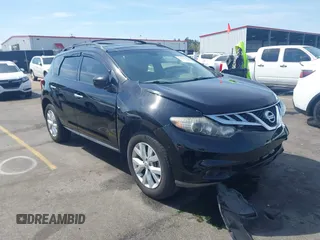 2012 Nissan Murano S with VIN JN8AZ1MU6CW121666, listed as a IAAI auction lot 41911631 with 114,851 mi miles and . Bid and sale history available at carsss.com. Image 1.