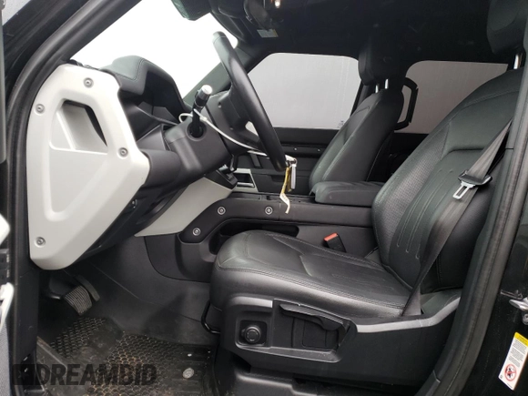 2022 Land Rover Defender S with VIN SALEJ7RX9N2087686, listed as a Copart auction lot 48174655 with 61,484 mi miles and Salvage title. Bid and sale history available at DreamBid. Image 7.