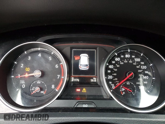 2018 Volkswagen Golf GTI S with VIN 3VW547AU1JM254669, listed as a Copart auction lot 39706134 with 81,176 mi miles. Bid and sale history available at carsss.com. Image 9.