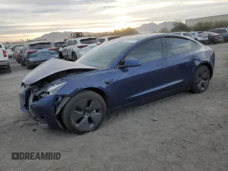2021 Tesla Model 3 Long Range with VIN 5YJ3E1EB2MF055863, listed as a Copart auction lot 85267844 with 28,141 mi miles and Salvage Title. Bid and sale history available at carsss.com. Image 1.
