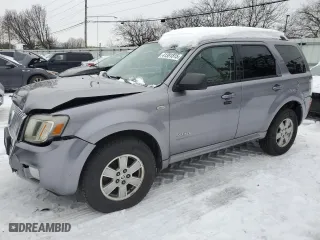 2008 Mercury Mariner with VIN 4M2CU81ZX8KJ50074, listed as a Copart auction lot 41391815 with 160,665 mi miles and Salvage Title. Bid and sale history available at carsss.com. Image 1.