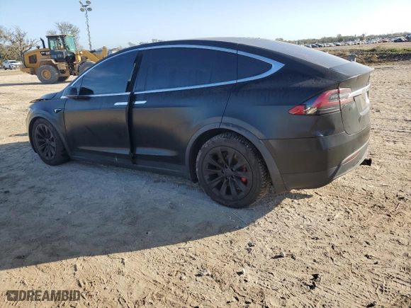 2017 Tesla Model X P100D with VIN 5YJXCBE4XHF040743, listed as a Copart auction lot 74010904 with NaN miles and Salvage Title. Bid and sale history available at carsss.com. Image 2.