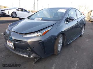 2020 Toyota Prius L Eco with VIN JTDKARFU9L3122010, listed as a IAAI auction lot 41969655 with 76,250 mi miles. Bid and sale history available at carsss.com. Image 17.