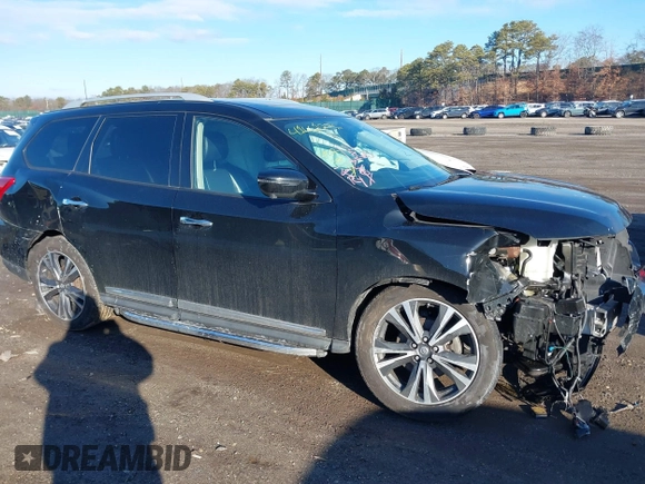 2018 Nissan Pathfinder SL with VIN 5N1DR2MM9JC647749, listed as a IAAI auction lot 41661226 with 48,738 mi miles. Bid and sale history available at carsss.com. Image 13.