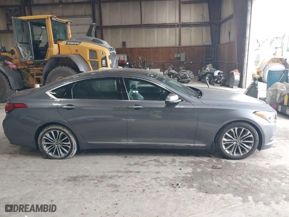 2015 Hyundai Genesis 3.8L with VIN KMHGN4JE7FU021717, listed as a IAAI auction lot 41942072 with 38,065 mi miles. Bid and sale history available at carsss.com. Image 13.