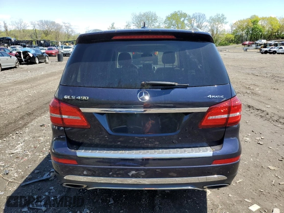 2017 Mercedes-Benz GLS 450 with VIN 4JGDF6EE1HA850745, listed as a Copart auction lot 53013644 with Not Provided miles and Salvage Title. Bid and sale history available at DreamBid. Image 6.