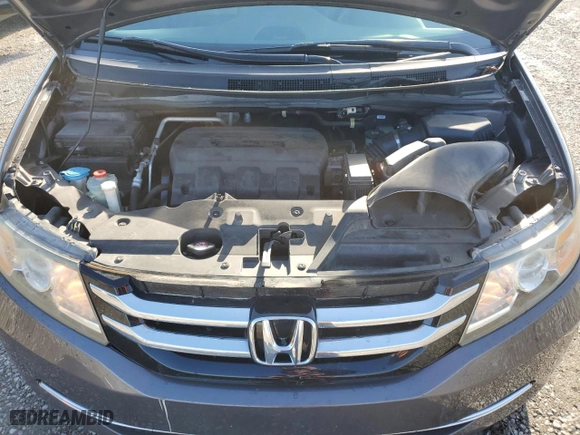 2014 Honda Odyssey EX-L with VIN 5FNRL5H66EB091465, listed as a Copart auction lot 52014445 with 105,595 mi miles and Clean Title. Bid and sale history available at carsss.com. Image 12.