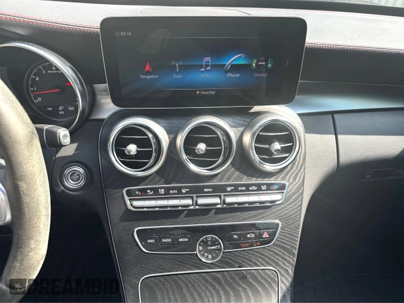 2020 Mercedes-Benz C with VIN W1KWH6EB3LG016XXX, listed as a Copart auction lot 53595625 with 25,797 mi miles and Clean Title. Bid and sale history available at DreamBid. Image 9.