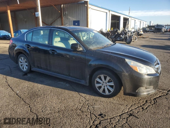 2011 Subaru Legacy Premium with VIN 4S3BMBF62B3240396, listed as a Copart auction lot 53980965 with 97,221 mi miles and Salvage title. Bid and sale history available at DreamBid. Image 4.