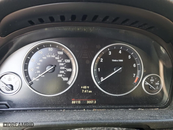 2012 BMW 5 Series 528i with VIN WBAXG5C55CDX04994, listed as a Copart auction lot 50713425 with 88,115 mi miles and Salvage Title. Bid and sale history available at carsss.com. Image 9.