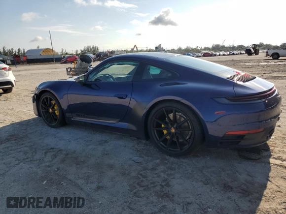 2024 Porsche 911 Carrera with VIN WP0AA2A99RS210110, listed as a Copart auction lot 68068314 with 348 mi miles and Salvage Title. Bid and sale history available at carsss.com. Image 2.