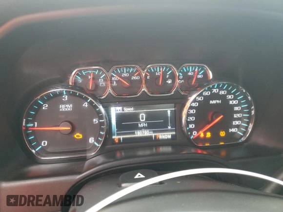 2014 Chevrolet Silverado 1500 LT with VIN 3GCUKREC9EG202504, listed as a Copart auction lot 51528055 with 190,790 mi miles and Salvage Title. Bid and sale history available at DreamBid. Image 9.