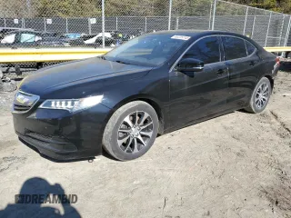 2015 Acura TLX with VIN 19UUB1F38FA024618, listed as a Copart auction lot 46225745 with 158,286 mi miles and Salvage Title. Bid and sale history available at carsss.com. Image 1.