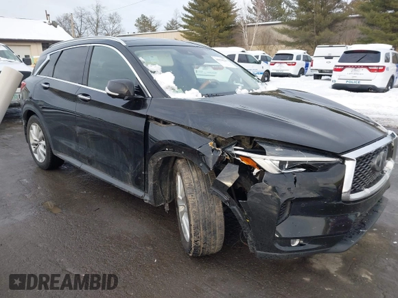 2019 Infiniti QX50 Essential with VIN 3PCAJ5M39KF112321, listed as a IAAI auction lot 41625297 with 82,032 mi miles and . Bid and sale history available at DreamBid. Image 6.