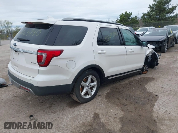 2017 Ford Explorer XLT with VIN 1FM5K8D81HGD96887, listed as a IAAI auction lot 42163740 with 91,413 mi miles and . Bid and sale history available at DreamBid. Image 4.