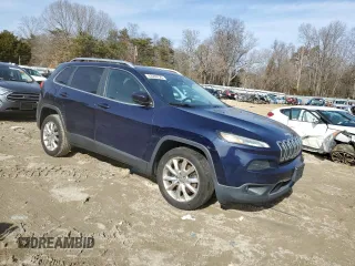 2014 Jeep Cherokee Limited with VIN 1C4PJLDB3EW172746, listed as a Copart auction lot 43509725 with 262,129 mi miles and Clean Title. Bid and sale history available at DreamBid. Image 4.