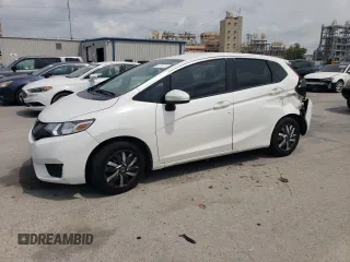 2016 Honda Fit LX with VIN JHMGK5H57GX009204, listed as a Copart auction lot 57129695 with 140,146 mi miles and Salvage title. Bid and sale history available at DreamBid. Image 1.