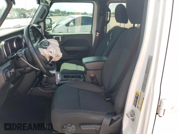 2020 Jeep Wrangler Unlimited Sport S с VIN 1C4HJXDN6LW265960, выставлен на аукционе Copart как лот 55750775 с пробегом 62 990 миль миль и На запчасти • Non repairable. История ставок и продаж доступна на DreamBid. Изображение 7.