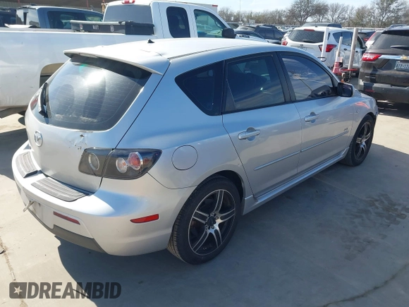 2008 Mazda Mazda3 s Sport with VIN JM1BK344181806033, listed as a IAAI auction lot 41680893 with 152,103 mi miles. Bid and sale history available at carsss.com. Image 4.