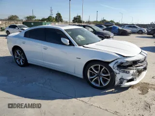 2015 Dodge Charger RT with VIN 2C3CDXCT6FH759468, listed as a Copart auction lot 86184534 with 100,503 mi miles and Salvage title. Bid and sale history available at DreamBid. Image 4.