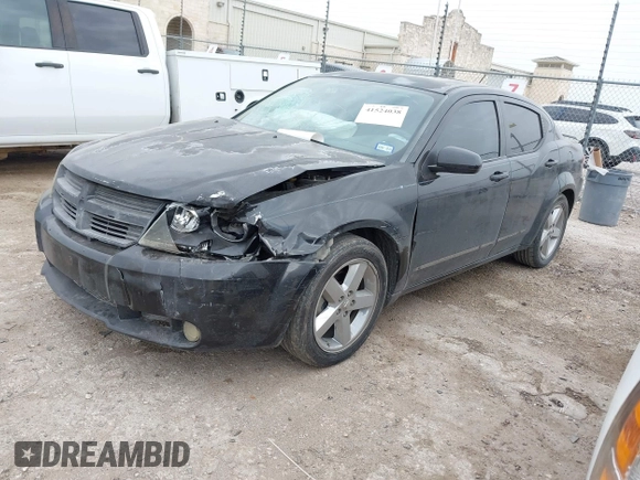 2008 Dodge Avenger R/T with VIN 1B3LC76MX8N613976, listed as a IAAI auction lot 41524038 with 184,840 mi miles and . Bid and sale history available at DreamBid. Image 2.