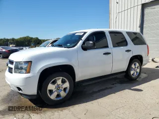 2008 Chevrolet Tahoe Police with VIN 1GNEC03048R278424, listed as a Copart auction lot 76256084 with 291,465 mi miles and Salvage Title. Bid and sale history available at DreamBid. Image 1.