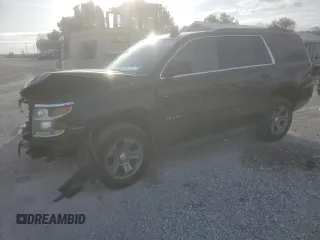 2020 Chevrolet Tahoe LS with VIN 1GNSCAKC5LR136645, listed as a Copart auction lot 47292855 with 86,359 mi miles and Salvage title. Bid and sale history available at DreamBid. Image 1.