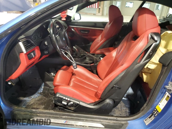 2019 BMW 4 Series 430i xDrive with VIN WBA4Z3C51KEF31360, listed as a Copart auction lot 52500085 with 55,753 mi miles and Salvage title. Bid and sale history available at DreamBid. Image 7.
