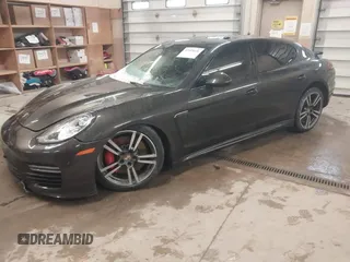 2014 Porsche Panamera GTS with VIN WP0AF2A73EL083133, listed as a IAAI auction lot 41945656 with 75,701 mi miles and . Bid and sale history available at DreamBid. Image 17.