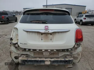 2017 FIAT 500X Lounge with VIN ZFBCFXDB4HP615415, listed as a Copart auction lot 43737305 with 114,259 mi miles and Salvage title. Bid and sale history available at DreamBid. Image 6.