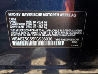 2015 BMW 3 Series 328i Gran Turismo xDrive z VIN WBA8Z5C55FGS36038, wystawiony jako Copart lot #88003875 z przebiegiem 123 478 mil mil oraz Szkoda całkowita • Salvage title. Historia ofert i sprzedaży dostępna na DreamBid. Obrazek 12.