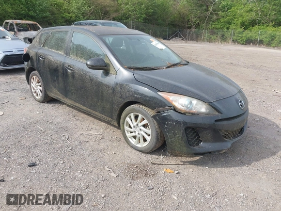 2012 Mazda Mazda3 i Touring with VIN JM1BL1L77C1559753, listed as a IAAI auction lot 42037094 with 145,659 mi miles. Bid and sale history available at carsss.com. Image 1.