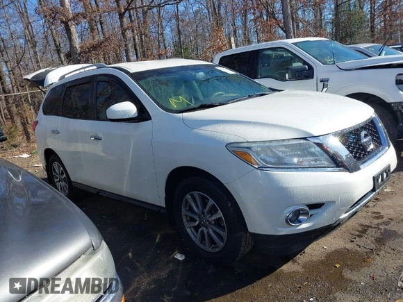 2015 Nissan Pathfinder Platinum z VIN 5N1AR2MM1FC636352, wystawiony jako IAAI lot #38486561 z przebiegiem 105 934 mil mil oraz . Historia ofert i sprzedaży dostępna na DreamBid. Obrazek 1.